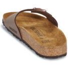 Chaussons homme BIRKENSTOCK Madrid Birko-flor / Nubuck / Mocca / Marron &eacute;troit - Taille 5