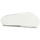 BIRKENSTOCK Madrid Birko-flor / Wei&szlig; / Normale wei&szlig;e Damen-Hausschuhe - Gr&ouml;&szlig;e 7
