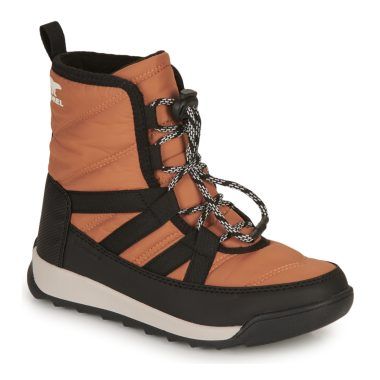 Scarpe da neve bambina ragazza Sorel YOUTH WHITNEY II SHORT LACE WP Marrone, ideali per affrontare l'inverno con stile e comfort. Perfette per le attività all'aperto, queste scarpe offrono isolamento termico e una suola antiscivolo per una stabilità ottimale sulla neve. Design trendy e pratico con lacci per una vestibilità sicura. Ottimo acquisto per mantenere i piedi delle giovani avventuriere caldi e asciutti.