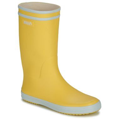 Stivali Aigle LOLLY POP giallo per bambina ragazza, realizzati in materiale impermeabile, con suola antiscivolo e design trendy. Perfetti per ogni occasione, ideali per la stagione autunnale e invernale. Comfort e stile uniti per le piccole avventuriere. Disponibili in diverse taglie.