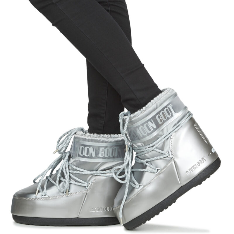 Moon Boot MOON BOOT Bottes de neige argent&eacute;es CLASSIC LOW GLANCE pour femmes - 8