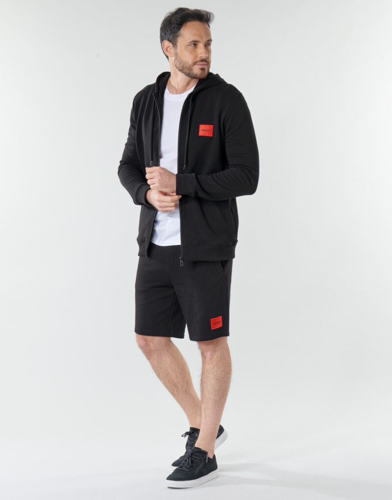 Felpe con cappuccio  HUGO  DAPLE  Nero -  Felpe con cappuccio Abbigliamento Uomo - 3