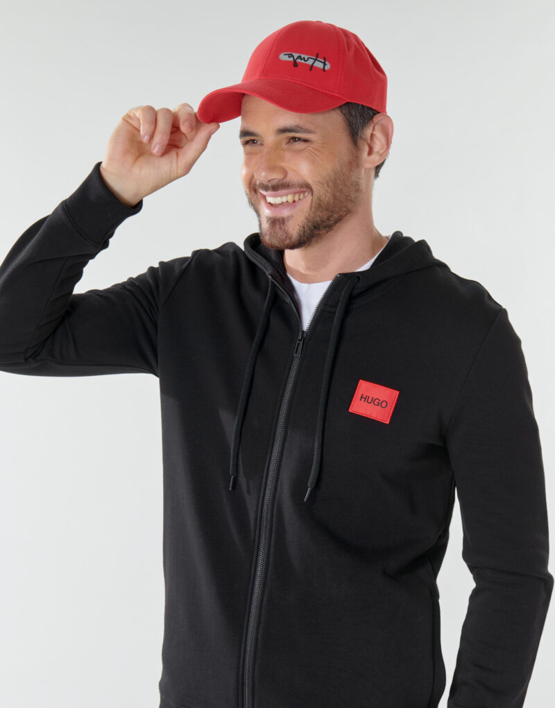 Felpe con cappuccio  HUGO  DAPLE  Nero -  Felpe con cappuccio Abbigliamento Uomo - 5