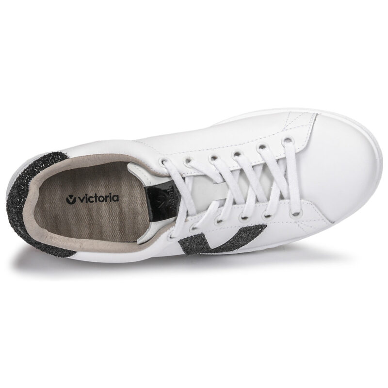 Victoria  TENIS PIEL GLITTER  Bianco -  Sneakers basse Donna - 6