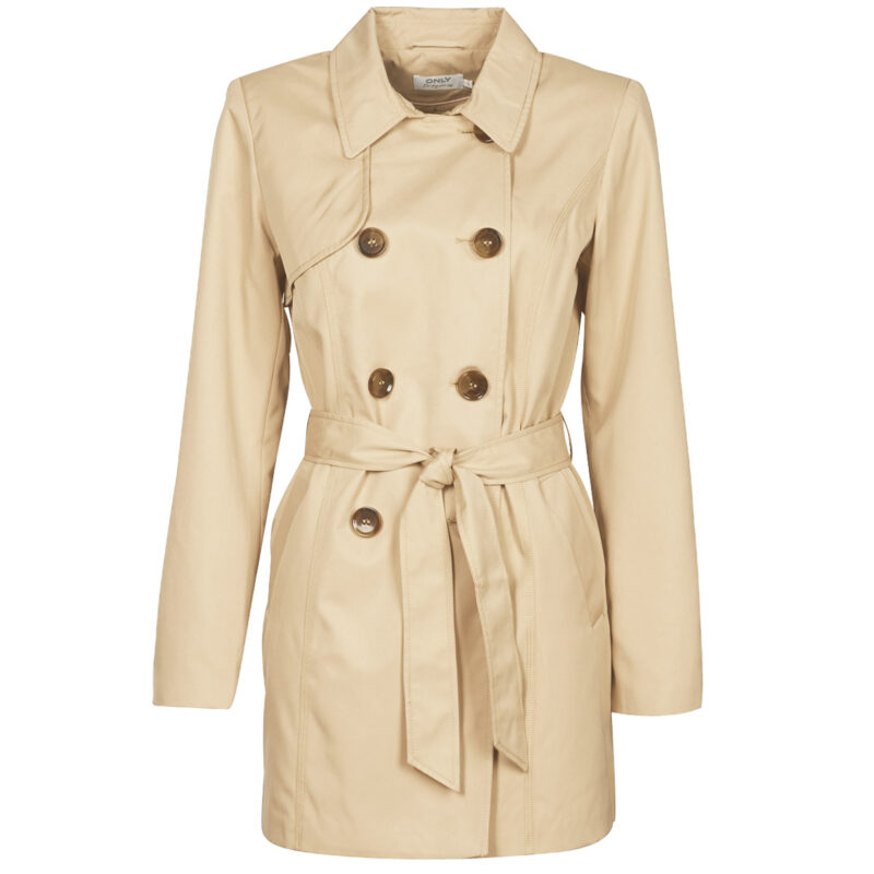 Trench Only ONLVALERIE Beige Trench Donna - 1