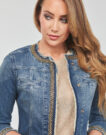 Jeansjacke Liu Jo GIACCA KATE Blu Giacche in jeans Donna - 5