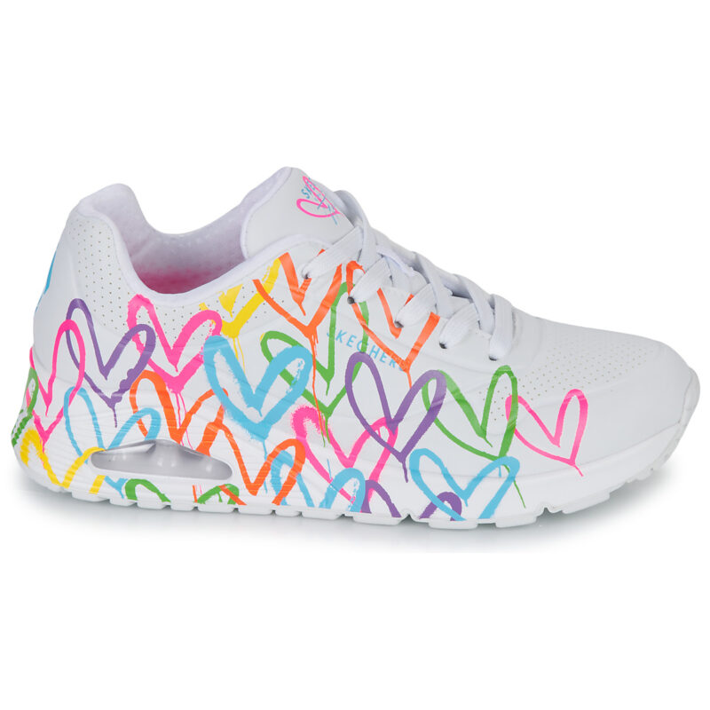 Skechers UNO Bianco Sneakers basse Donna - 2