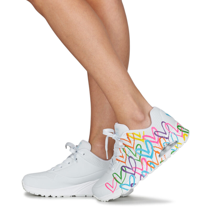 Skechers UNO Bianco Sneakers basse Donna - 8