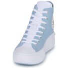 Converse  CHUCK TAYLOR ALL STAR MOVE CX PLATFORM HI  Blu Sneakers alte Donna - 3