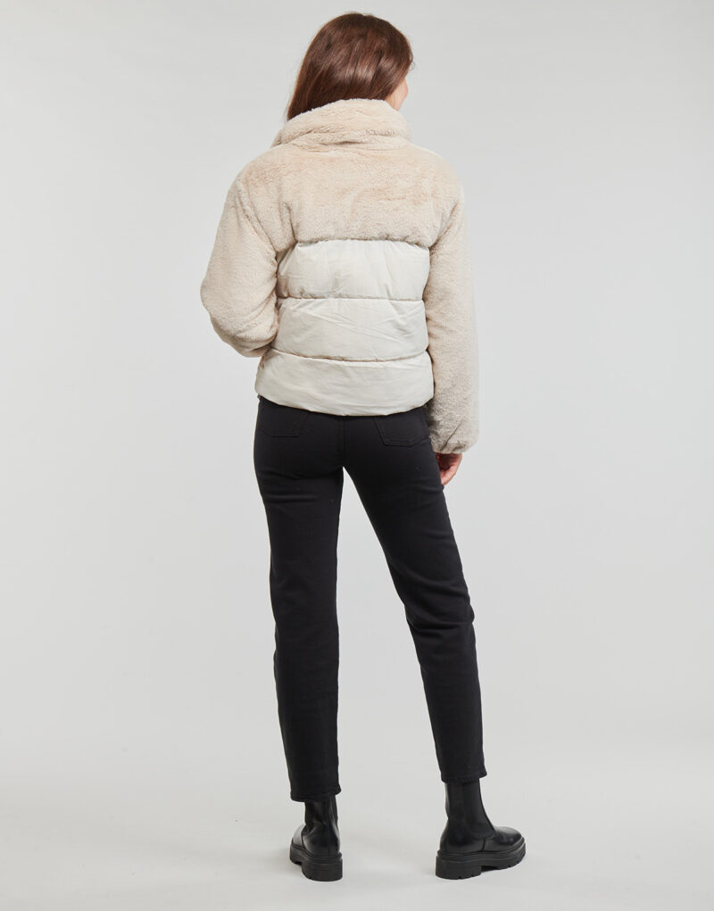 Piumino  Only  ONLWANJA FUR PUFFER MIX JACKET CC OTW  Beige -   Piumini Donna - 4