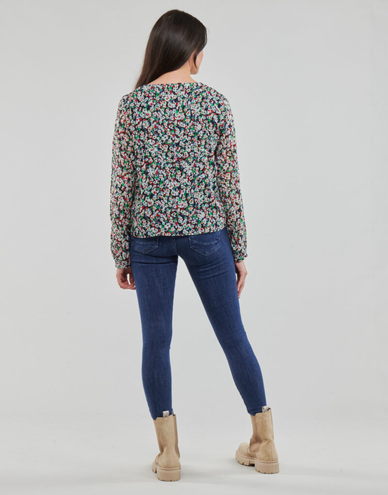 Camicetta Only ONLDANIELLE FR L/S V-NECK LUREX TOP PTM Multicolore Camicette Donna - 4