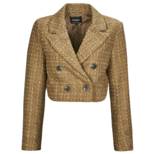Giacca  Only  ONLNEWKENNEDY BOUCLE BLAZER OTW  Marrone -  Giacche Donna
