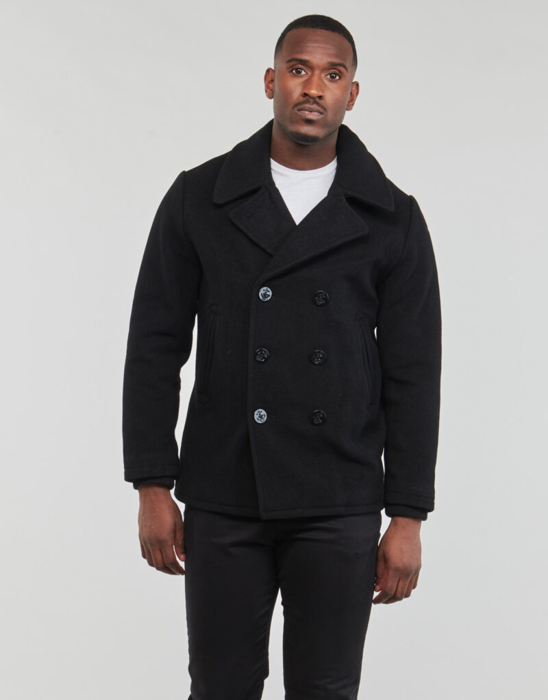 Manteau Schott SEACOAT Black Capeelle Homme - 2