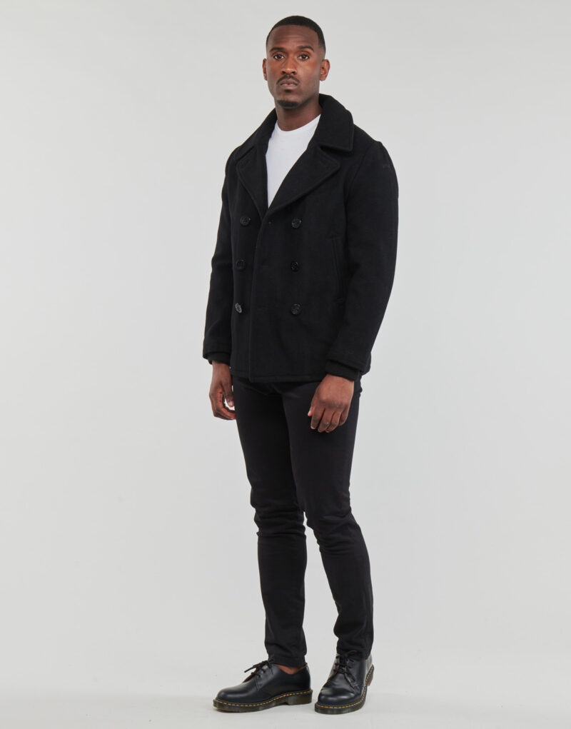 Manteau Schott SEACOAT Black Capeelle Homme - 3