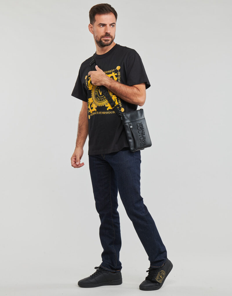 Camiseta Versace Jeans Couture GAHF07 Negro Camiseta manga corta Hombre - 3