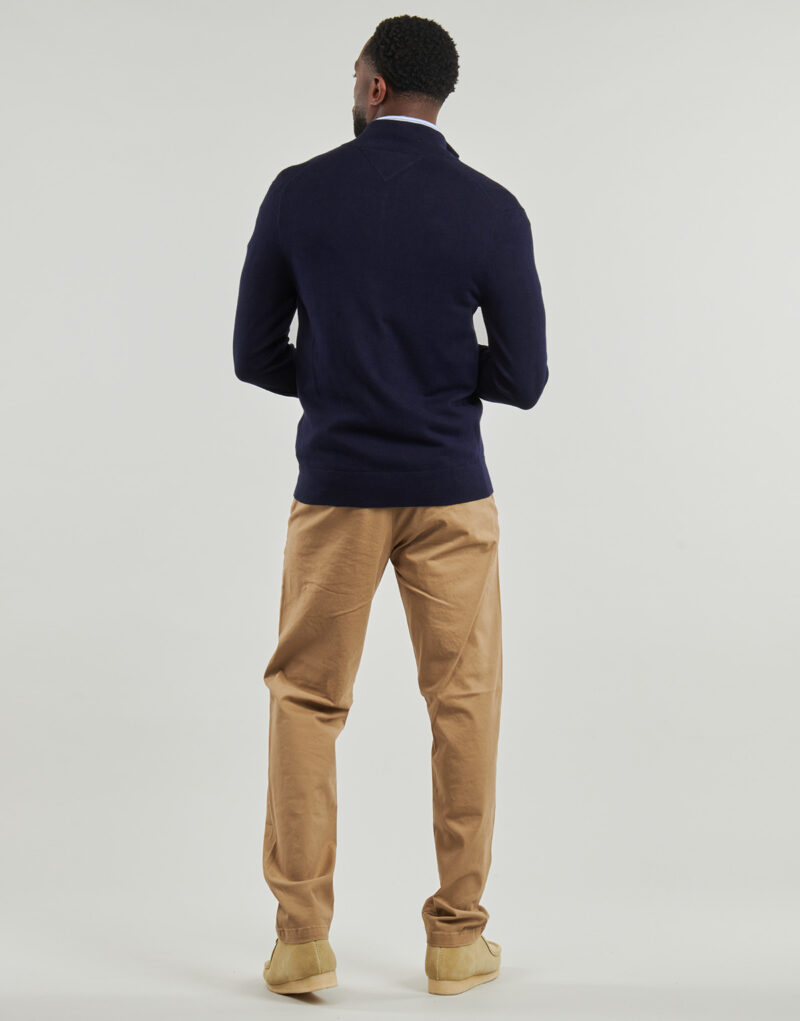 Maglione Tommy Hilfiger PIMA ORG CTN CASHMERE ZIP THRU Blu Maglioni Uomo - 4