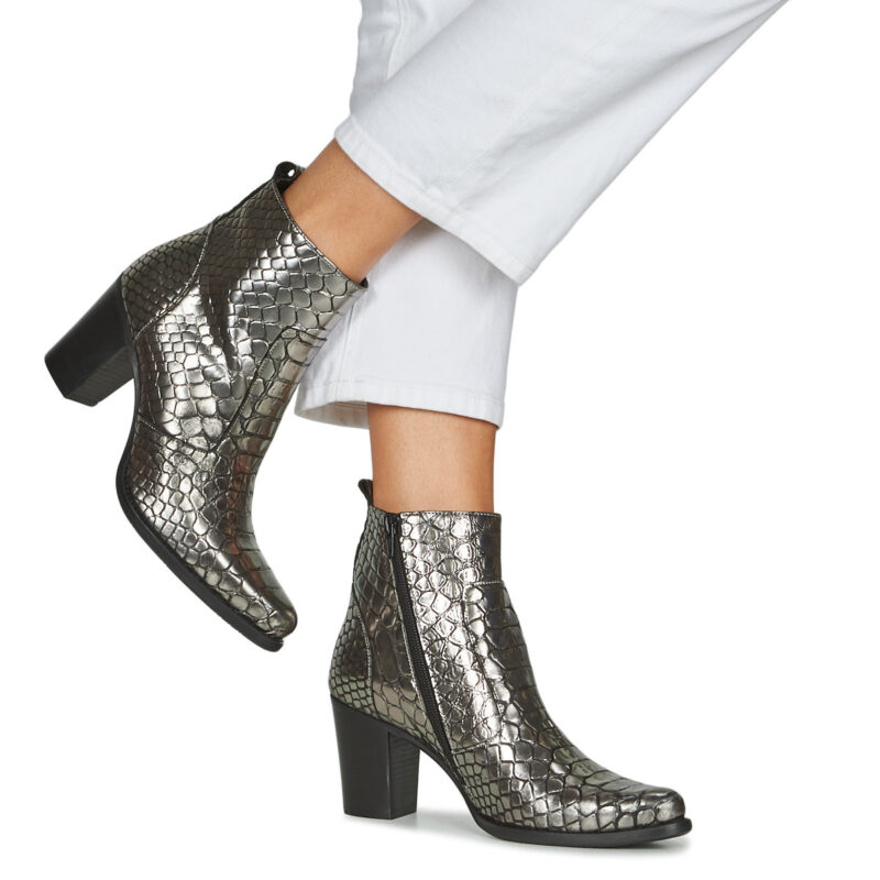 Regard SALLY Silver - Women's Ankle Boots - 8