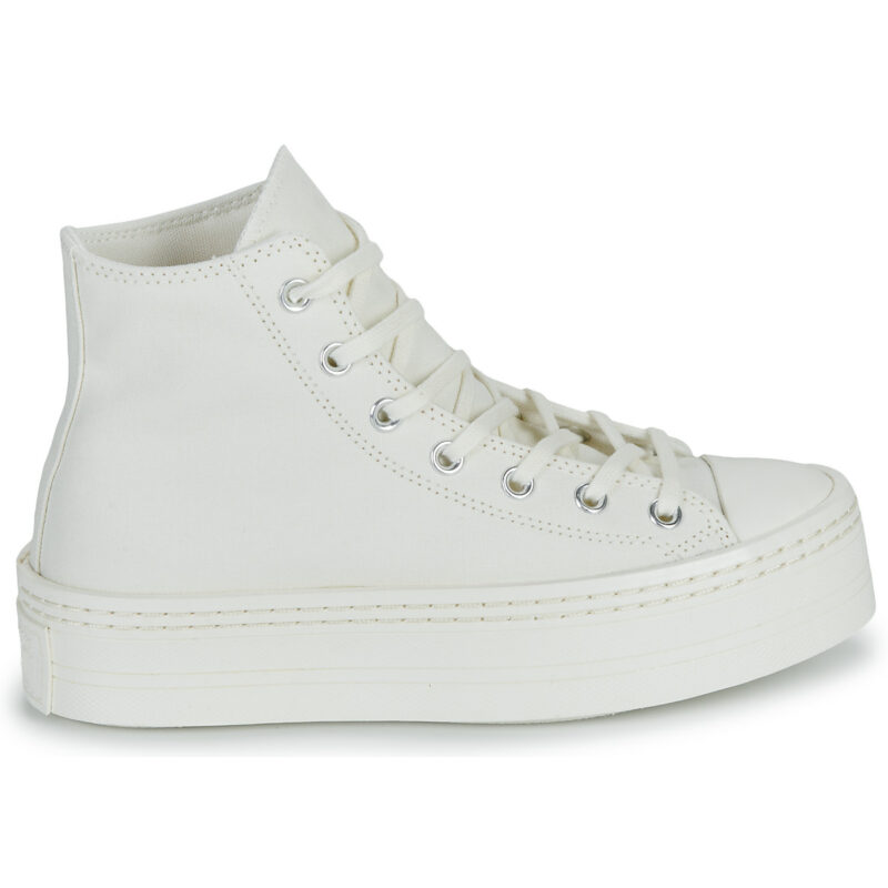 Converse CHUCK TAYLOR ALL STAR MODERN LIFT PLATFORM CANVAS Bianco - Sneakers alte Donna - 2