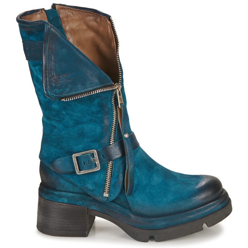 Airstep AS98 EASY ZIP Blau - Damen-Ankle-Boots - 2