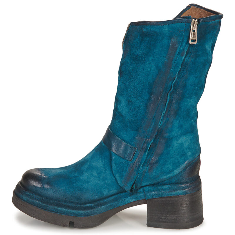 Airstep AS98 EASY ZIP Blau - Damen-Ankle-Boots - 4