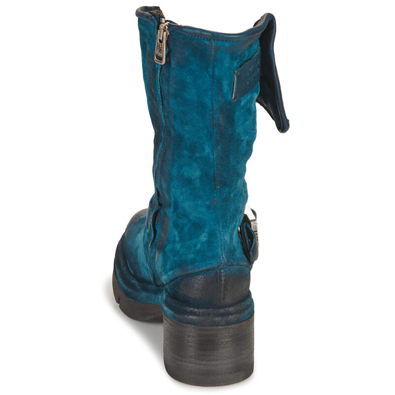 Airstep AS98 EASY ZIP Blau - Damen-Ankle-Boots - 5