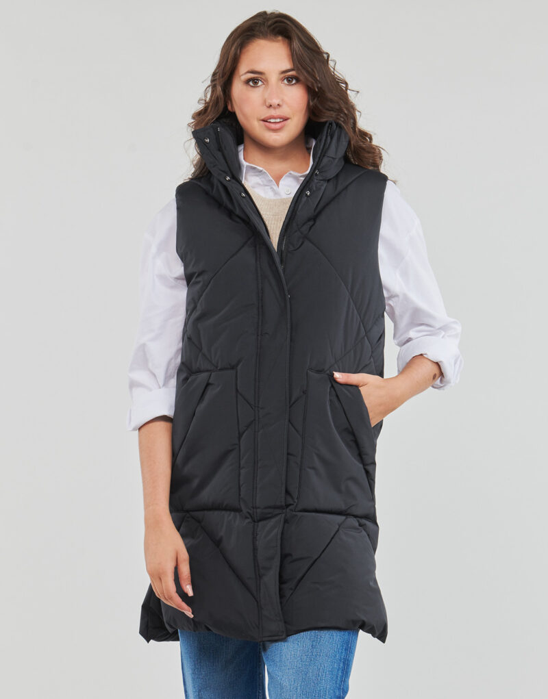 Daunenjacke Esprit Peffer Vest Schwarz - Daunenjacken Frau - 2