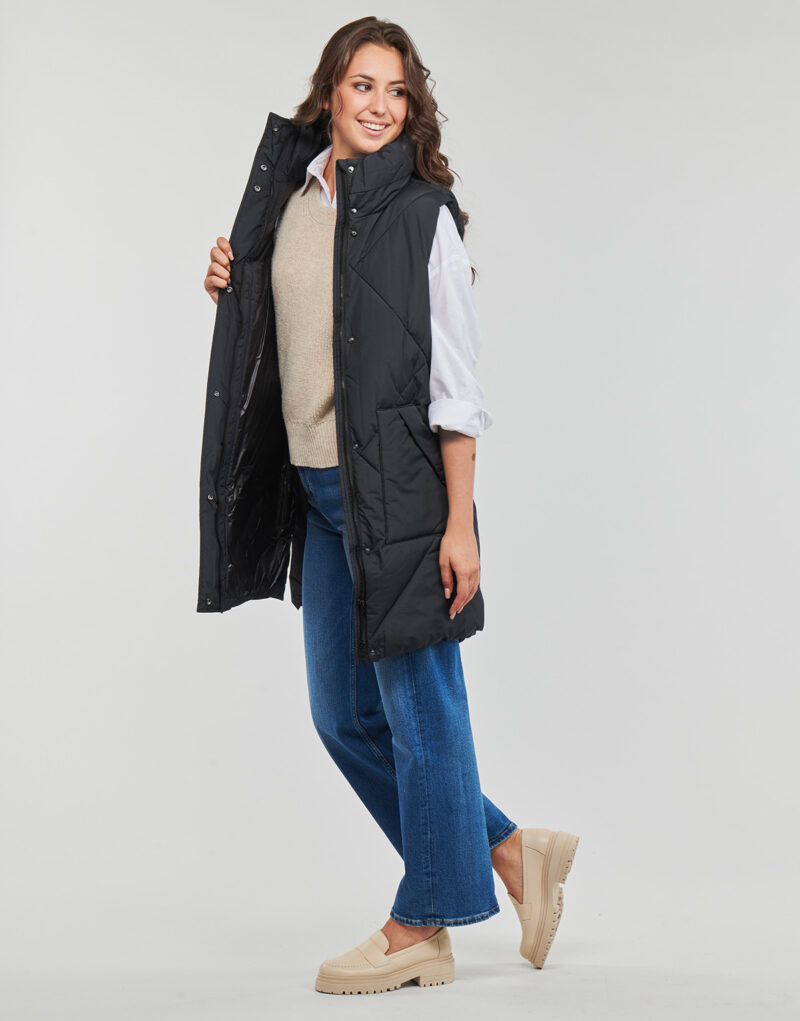 Daunenjacke Esprit Peffer Vest Schwarz - Daunenjacken Frau - 3