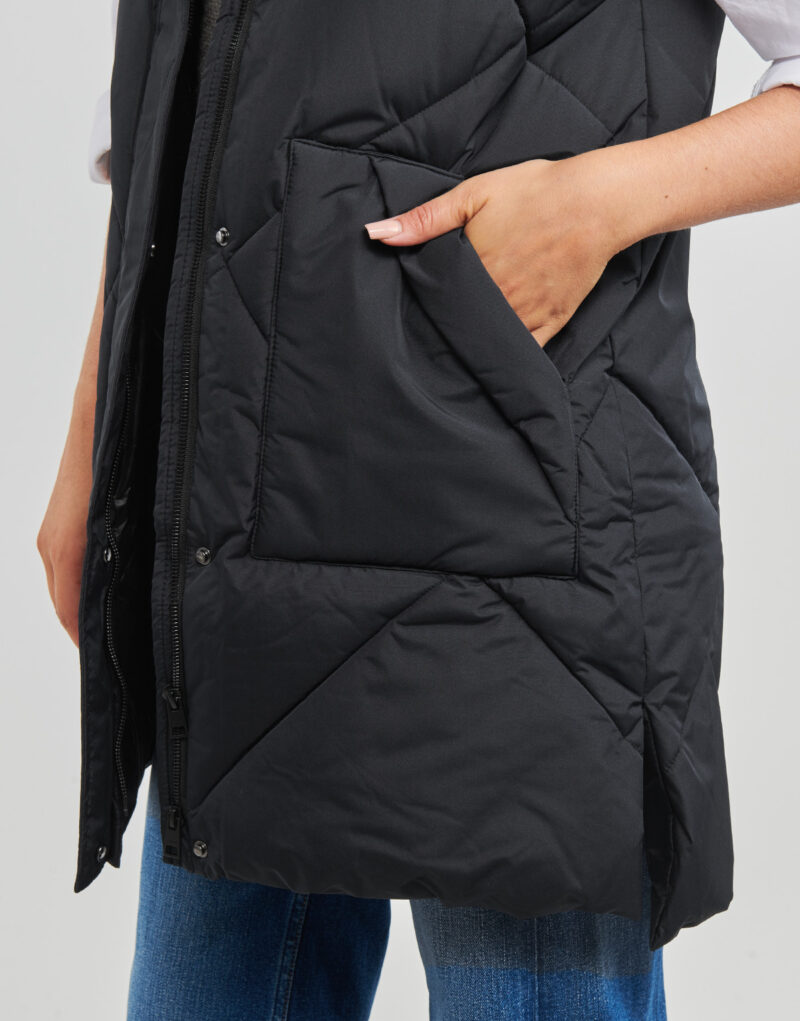 Daunenjacke Esprit Peffer Vest Schwarz - Daunenjacken Frau - 5