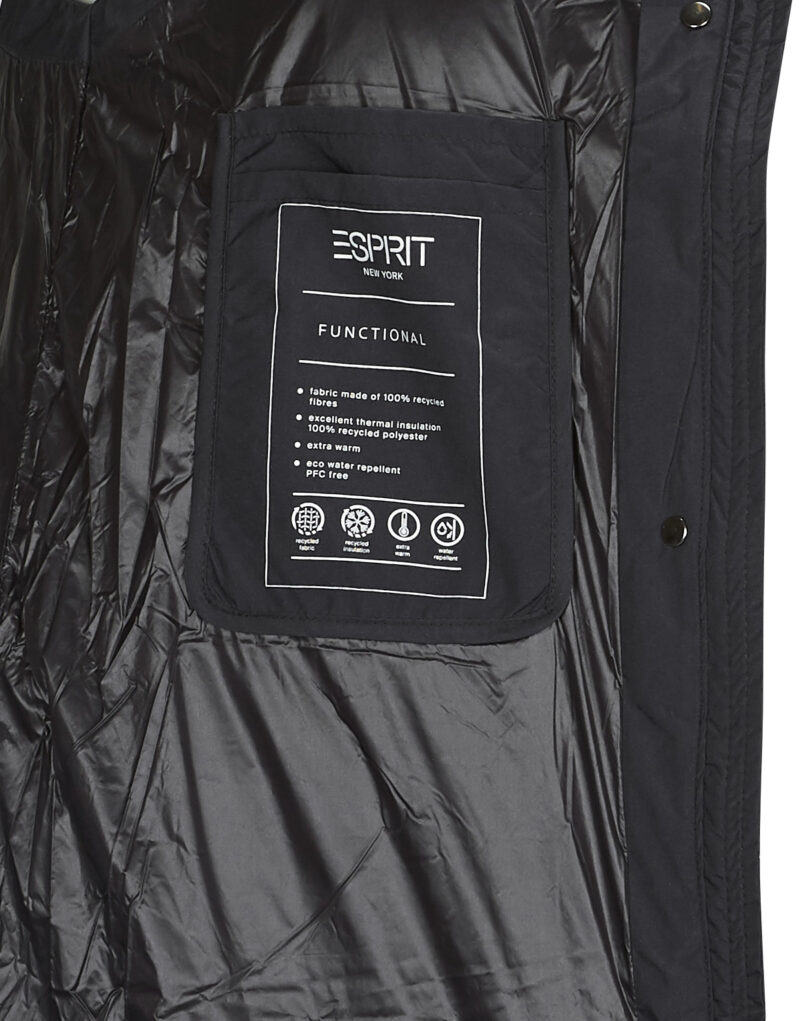 Daunenjacke Esprit Peffer Vest Schwarz - Daunenjacken Frau - 6