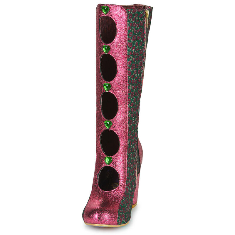 Irregular Choice DITSY DARLING Rosa - Stivali con tacco Donna - 3