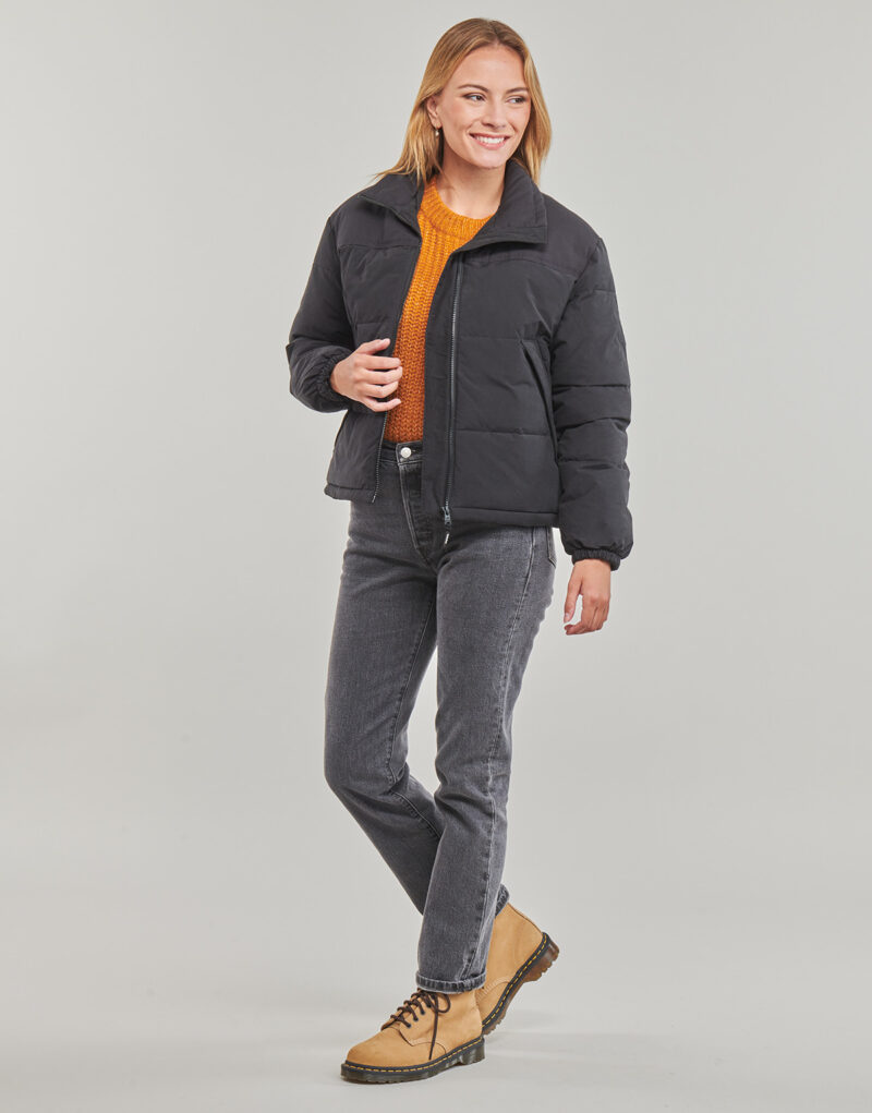 Chaqueta acolchada extragrande Timberland sin plum&oacute;n, color negro - Chaquetas de plum&oacute;n para mujer - 3