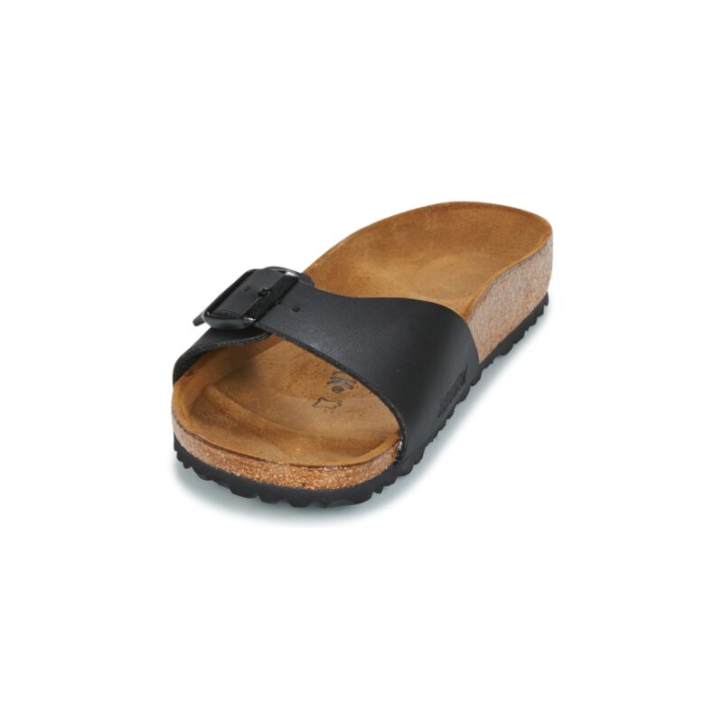 BIRKENSTOCK Madrid Birko-flor / Black / Narrow Black Women's Slipper - 3