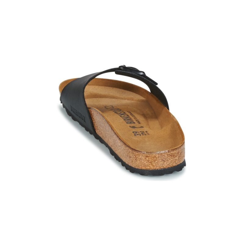 Chaussons homme BIRKENSTOCK Madrid Birko-flor / Noir / Pointure &eacute;troite noire - 5