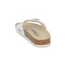 BIRKENSTOCK Madrid Birko-flor / White / Narrow White Women's Slipper - 5