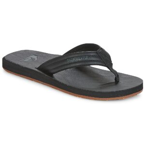 Quiksilver  CARVER NUBUCK M SNDL SBKM  Nero -  Infradito Uomo