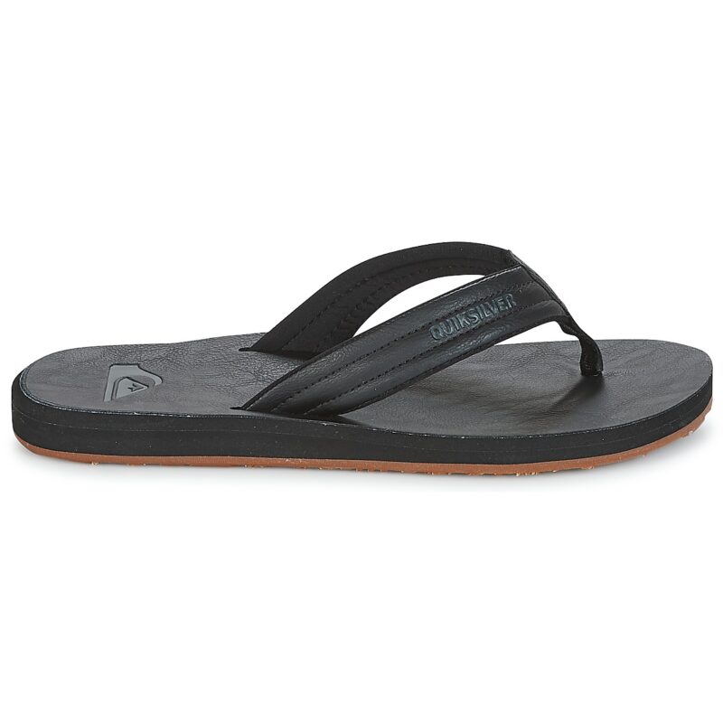 Quiksilver CARVER NUBUCK M SNDL SBKM Nero Infradito Uomo - 2