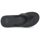 Quiksilver CARVER NUBUCK M SNDL SBKM Nero Infradito Uomo - 6