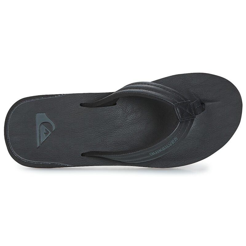 Quiksilver CARVER NUBUCK M SNDL SBKM Nero Infradito Uomo - 6