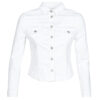 Giacca in jeans Le Temps des Cerises LILLY Bianco Giacche in jeans Donna