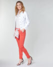 Giacca in jeans  Le Temps des Cerises  LILLY  Bianco Giacche in jeans Donna - 3