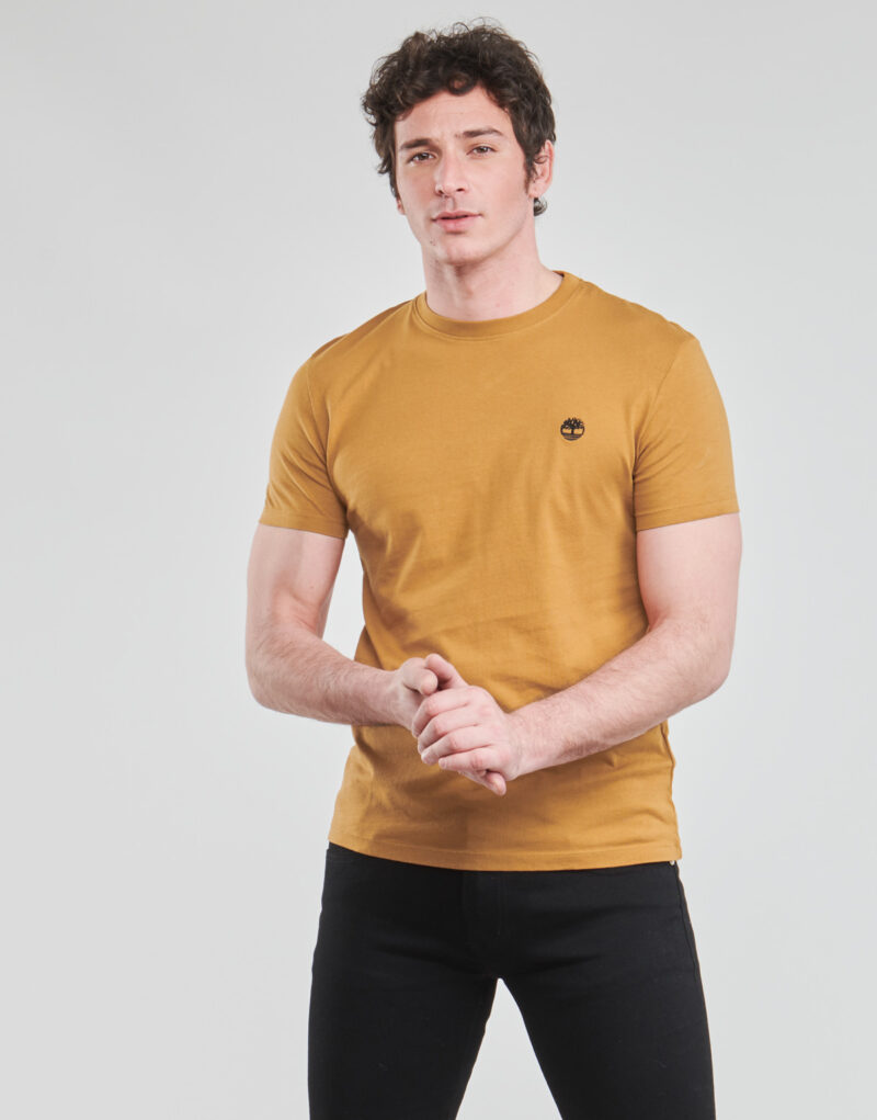 T-shirt Timberland SS DUNSTAN RIVER POCKET TEE SLIM Giallo T-shirt maniche corte Uomo - 2