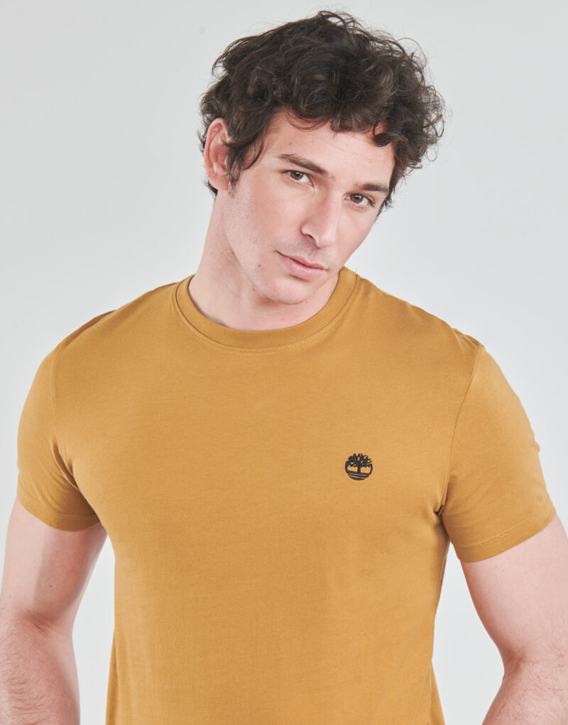 T-shirt Timberland SS DUNSTAN RIVER POCKET TEE SLIM Giallo T-shirt maniche corte Uomo - 5