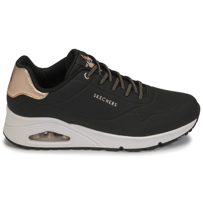Skechers  UNO - SHIMMER AWAY  Nero -  Sneakers basse Donna - 2