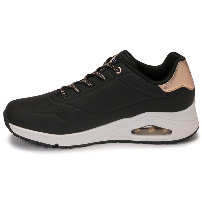 Skechers  UNO - SHIMMER AWAY  Nero -  Sneakers basse Donna - 4