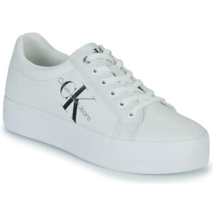 Calvin Klein Jeans  VULC FLATFORM LACEUP  Bianco -  Sneakers basse Donna