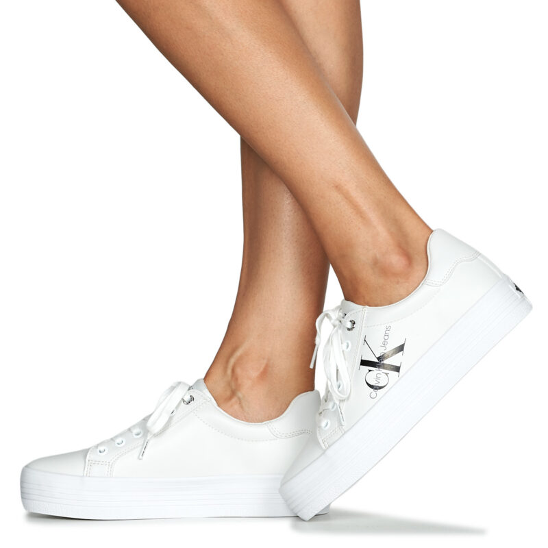 Calvin Klein Jeans VULC FLATFORM LACEUP Bianco Sneakers basse Donna - 8