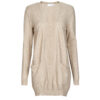 Gilet / Cardigan Vila VIRIL Beige Gilet / Cardigan Femme