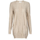 Gilet/cardigan beige Vila VIRIL pour femme - Taille 1