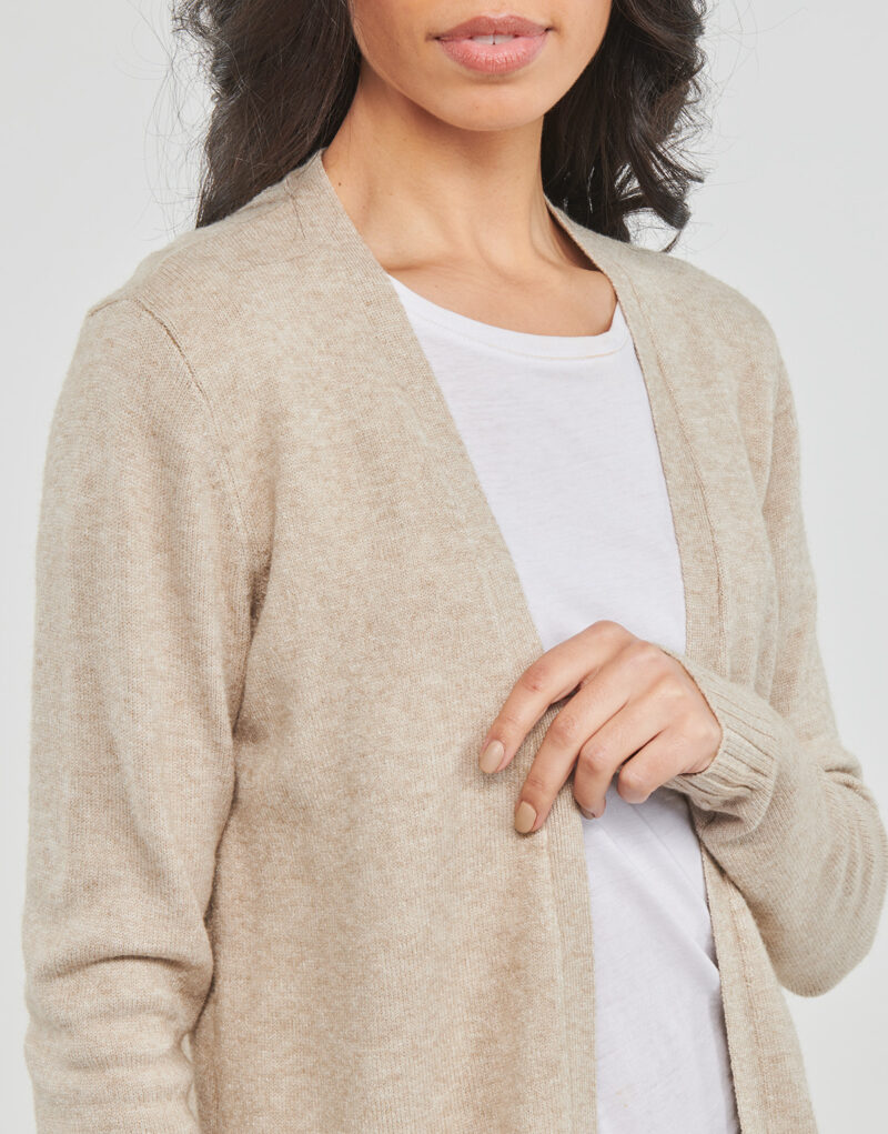 Gilet/cardigan beige Vila VIRIL pour femme - Taille 5