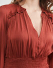 Abito Moony Mood ATHENA-ROUGE Rosso Abiti Lunghi Donna - 5